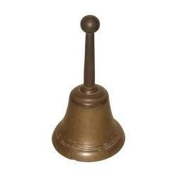 Cloche de table en bronze. 20ème siècle