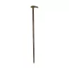 根带雨伞的木手杖。 20世纪 - Moinat - A TROUVER