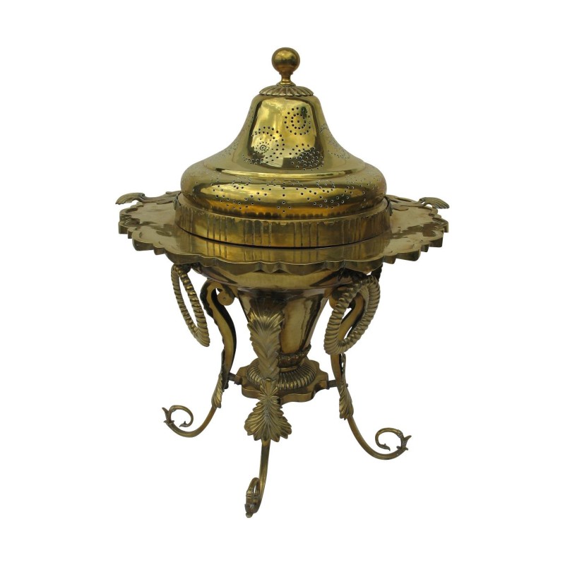 Brasero ancien en laiton. - Moinat - Accessoires de décoration Brasero ancien en laiton. - Moinat - Accessoires de décoration