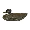 Canard colvert “Appelant” en bois peint. Fin 19ème siècle. - Moinat - Accessoires de décoration
