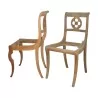 2 old Louis - Philippe chairs in walnut wood. 20th … - Moinat - A TROUVER