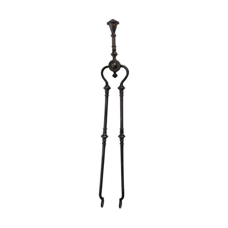 Lot de 7 pinces de cheminée en fer forgé. (1x80sfr et … - Moinat - Accessoires de cheminée