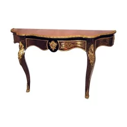 Paire de consoles Napoléon III marquetée en écaille de tortue …