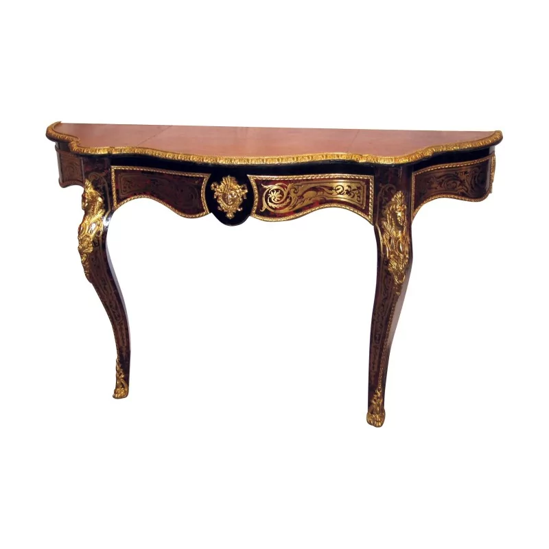 Paire de consoles Napoléon III marquetée en écaille de tortue … - Moinat - Consoles, Dessertes, Dos de canapé Paire de consoles Napoléon III marquetée en écaille de tortue … - Moinat - Consoles, Dessertes, Dos de canapé