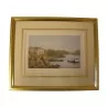 Engraving “Hotel Beau-Rivage Lac de Genève”. Period 19th … - Moinat - Prints, Reproductions