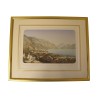 Lithographie en couleur "Montreux", par Cuvillier. Suisse, - Moinat - Gravures
