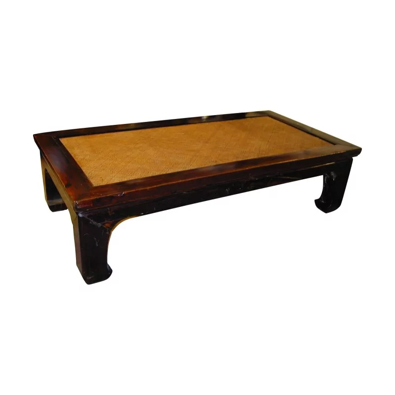 张“鸦片”木床，19 世纪。 - Moinat - 床框架