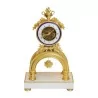 Directoire-Uhr in Bronze, emailliertes Zifferblatt mit Sockel in … - Moinat - Uhren