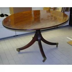 Table de salle à manger anglaise en acajou,époque 19ème …