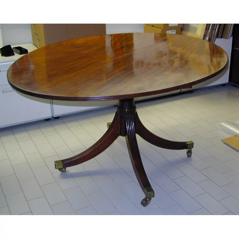 Table de salle à manger anglaise en acajou,époque 19ème … - Moinat - Tables de salle à manger