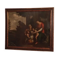 Gemälde, Öl auf Leinwand „Religiöse Szene“, Nr. …