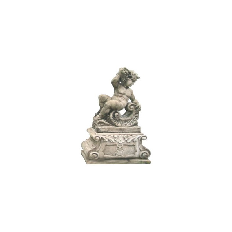 Statue in reconstituted stone \"Amours\". - Moinat - VE2022/2 Statue in reconstituted stone \"Amours\". - Moinat - VE2022/2