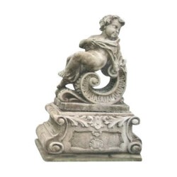 Statue in reconstituted stone \"Amours\".