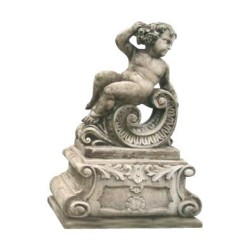 Statue in reconstituted stone \"Amours\".
