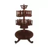 turntable 3 mahogany trays. Period 19th century. - Moinat - VE2022/1