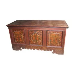 sideboard in painted wood and dated 1749, in perfect condition. Era …