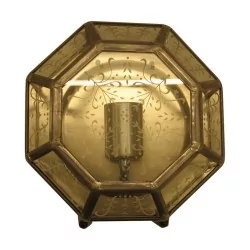 Wall lamp with patterns at 1 light.