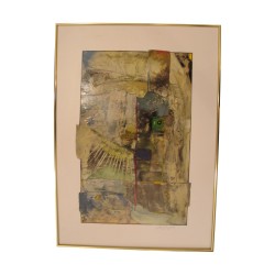 Tableau “Les Ancêtres” signé HUGGLER (non répertorié) avec …