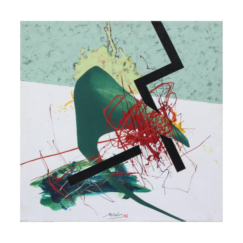 Une huile sur toile moderne signée MERDJOVA, non répertorié. Probablement Russe. - Moinat - Tableaux - Divers Une huile sur toile moderne signée MERDJOVA, non répertorié. Probablement Russe. - Moinat - Tableaux - Divers