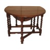 Louis XIII style oak table with drop leaves. 20th century period - Moinat - Dining tables