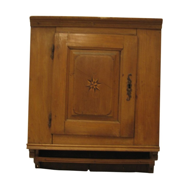 Small Directoire wall-mounted dresser in cherry wood with star … - Moinat - Bookshelves, Bookcases, Curio cabinets, Vitrines Small Directoire wall-mounted dresser in cherry wood with star … - Moinat - Bookshelves, Bookcases, Curio cabinets, Vitrines