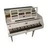 Harpsichord in white lacquered wood. (10683b,c). - Moinat - Music boxes, Instruments