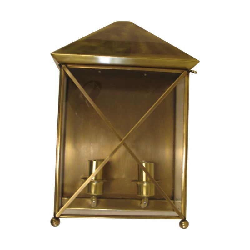 “Colonial” wall lamp with 2 brass lights. - Moinat - Wall lights, Sconces “Colonial” wall lamp with 2 brass lights. - Moinat - Wall lights, Sconces