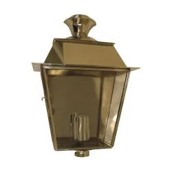 medium model “Saint-Tropez” wall lantern in nickel …