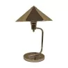 chrome lamp with chrome shade. - Moinat - Table lamps
