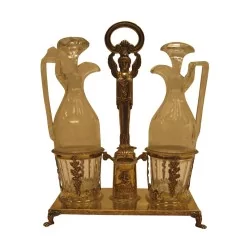 Huilier Empire en argent 950 fait par N.X. Goulain. Paris