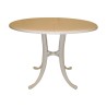 张白色铸铝\"撒哈拉\"花园桌， - Moinat - Tables