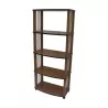 patinated cherry wood shelf with 3 fixed shelves. - Moinat - Bookshelves, Bookcases, Curio cabinets, Vitrines