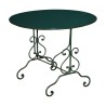 带折叠台面的锻铁花园桌，涂漆…… - Moinat - Tables