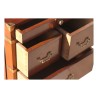 patinated cherry wood travel cabinet with 5 drawers. - Moinat - Chests of drawers, Commodes, Chifonnier, Chest of 7 drawers