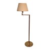Stehlampe „Arianna“ aus gelenkigem und verstellbarem Messing … - Moinat - Stehlampen