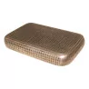 Engraved silver box. Period early 20th century. - Moinat - Boxes, Urns, Vases
