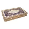 Rectangular box in silver vermilion and enamelled on the … - Moinat - Boxes, Urns, Vases