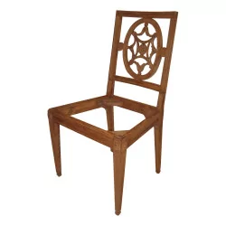 把路易十六风格的 Jacob 椅子，山毛榉木雕刻，带有……