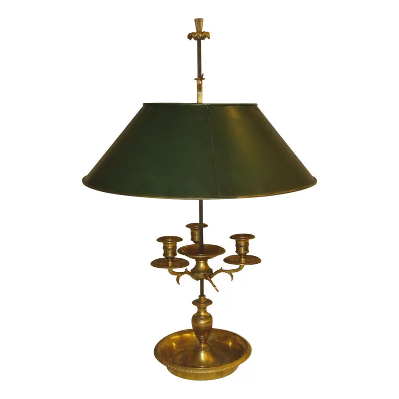 Bouillotte-Lampe im Louis XVI-Stil aus ziselierter Bronze mit … - Moinat - Tischlampen