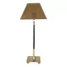 “Romarin” lamp, small chrome model with square lampshade. - Moinat - Table lamps