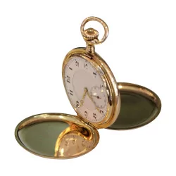 Savonette pocket watch in 14-carat yellow gold, LeCoultre and …