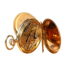 Карманные часы Savonette из 14-каратного желтого золота, LeCoultre и…