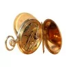 карманные часы Hunter из 14-каратного желтого золота, LeCoultre и - Moinat - Столовое серебро