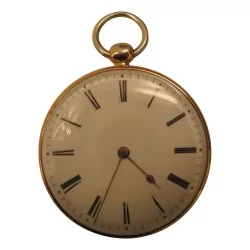 Montre de poche en argent et or rose Le Roy à Paris,