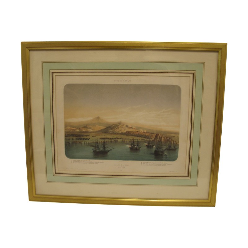 Gravure couleur “Bataille de L’Alma”. Epoque 19ème siècle. - Moinat - Gravures Gravure couleur “Bataille de L’Alma”. Epoque 19ème siècle. - Moinat - Gravures