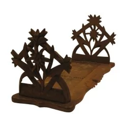 个 Brienz 木雕书挡，可扩展。瑞士人，……