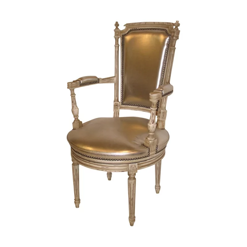 Вращающееся офисное кресло в стиле Людовика XVI из резного дерева … - Moinat - Кресла