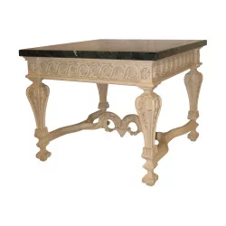 Louis XIV style side table in patinated carved wood …