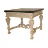Приставной столик в стиле Людовика XIV из патинированного резного дерева… - Moinat - Диванные столики, Ночные столики, Круглые столики на ножке