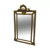Miroir rectangulaire de style Louis XVI en bois sculpté et … - Moinat - Glaces, Miroirs